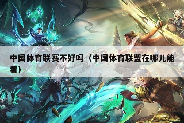 中国体育联赛不好吗（中国体育联盟在哪儿能看）