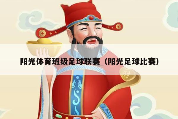 阳光体育班级足球联赛（阳光足球比赛）